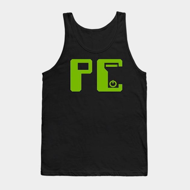 PC NVIDIA color Tank Top by STRANGER